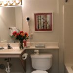 bathroom - Siegel Select Las Vegas Blvd. affordable extended stay hotel suites & apartment rentals