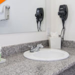 bathroom amenities - Siegel Select Convention Center Las Vegas best priced extended stay hotel suites & weekly / monthly apartment rentals