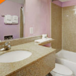 bathroom sink - Siegel Select Convention Center Las Vegas best priced extended stay hotel suites & weekly / monthly apartment rentals